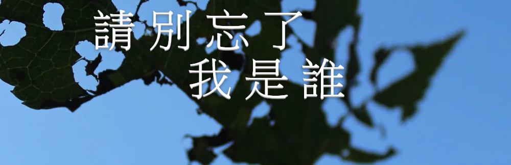 請別忘了我是誰