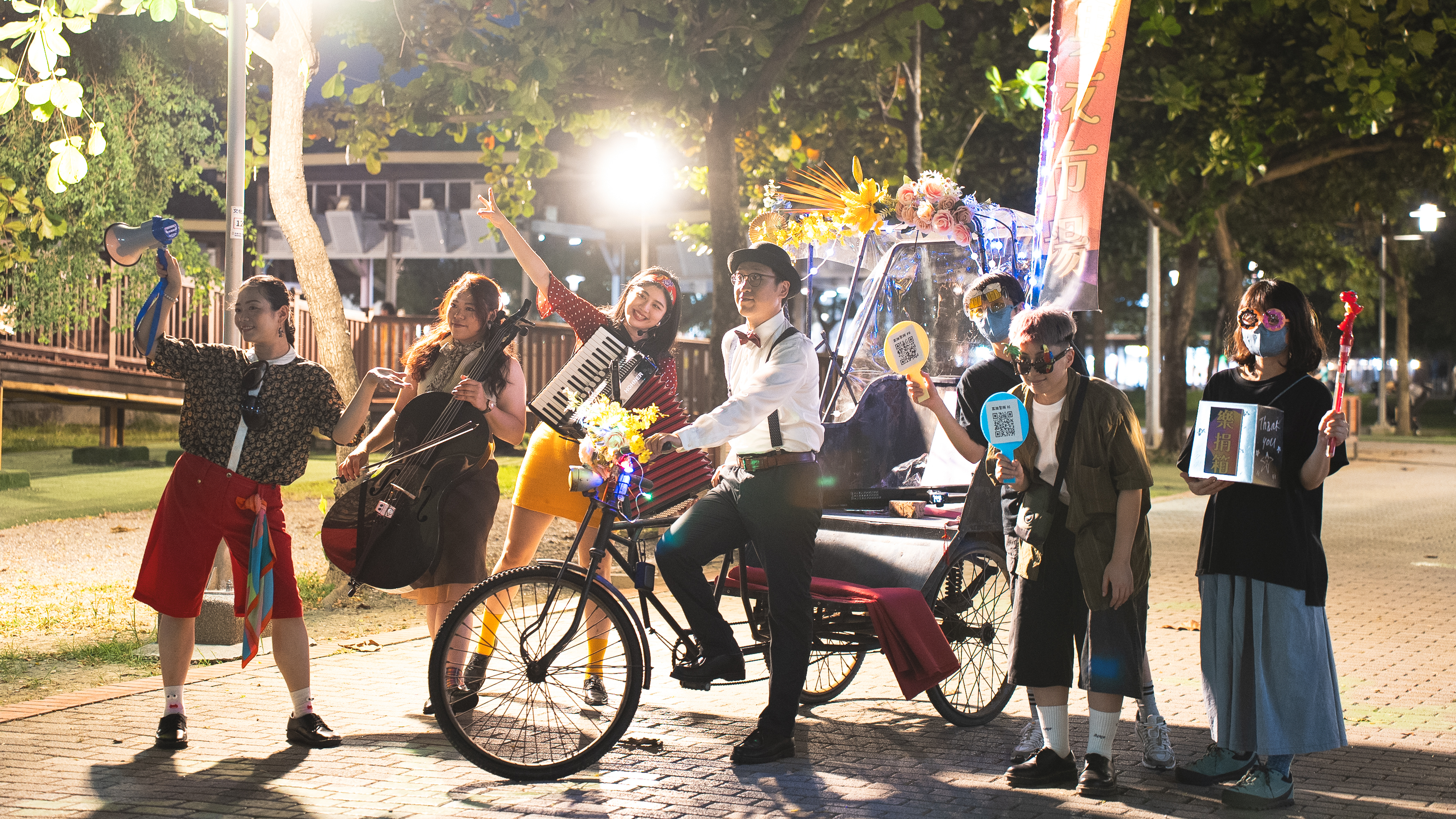 五維聚所成員們在嘉義的合影