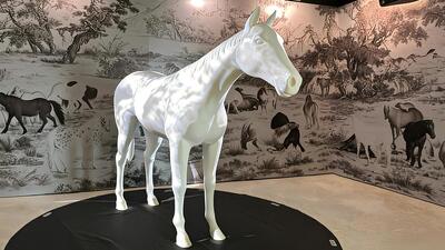 馬年數位特展　故宮南院活化古畫神韻圖片